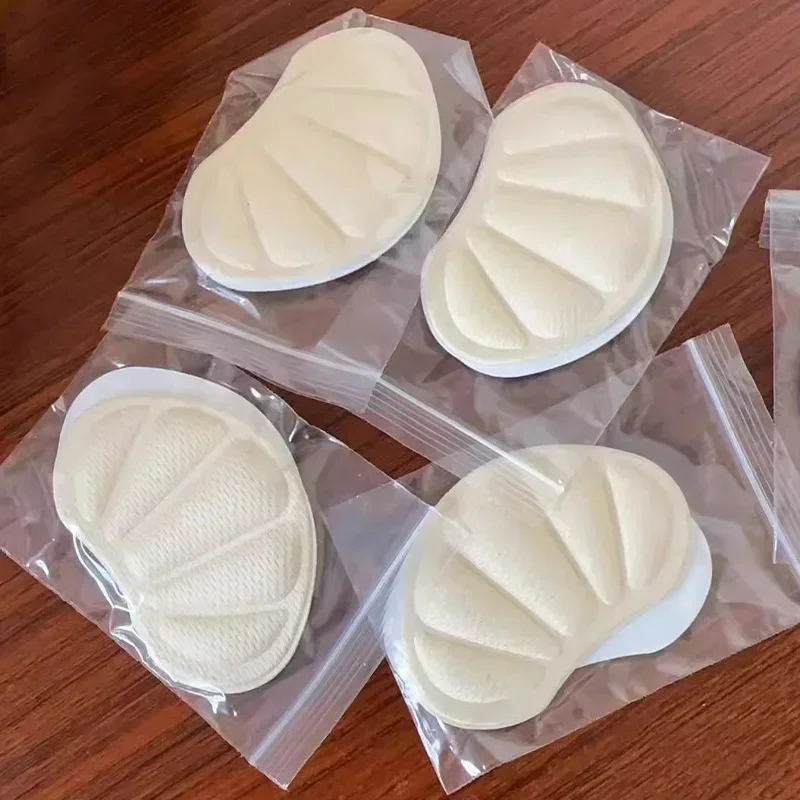 12 個フットケア自己粘着ヒールプロテクターステッカーインソールスポーツランニングシューズパッド調節可能なヒールライナー鎮痛パッド