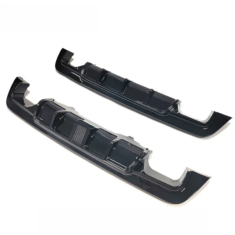 لسيارات BMW 5 Series E60 E61 M Tech M Sport 2004 إلى 2010 مانع صدمات خلفي للسيارة الناشر رباعي خارج الشفاه الحرس المفسد التمهيد الفاصل ضبط #4