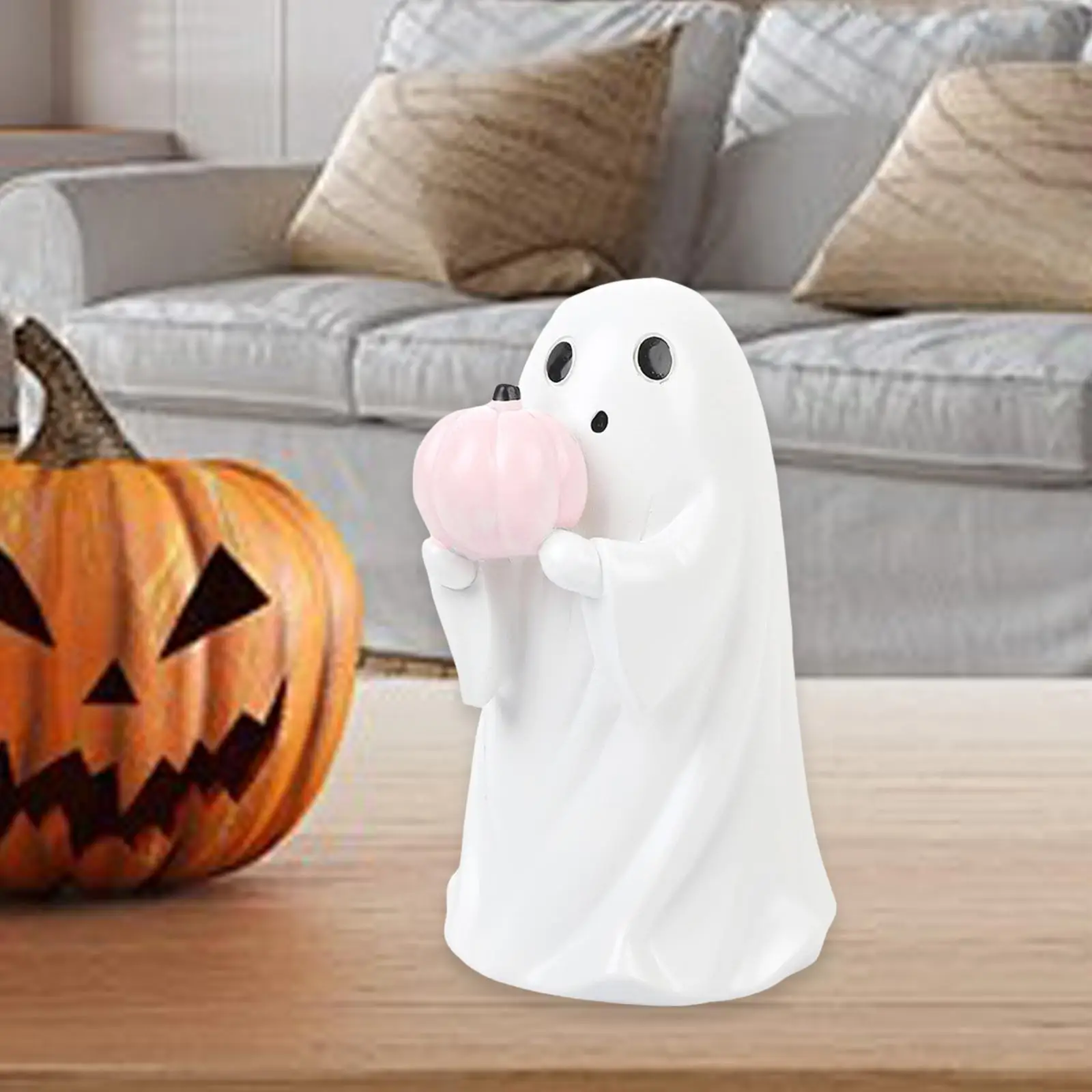 تمثال شبح ديكور المنزل ديكور الراتنج عطلة لطيف هالوين شبح تمثال للداخلية في الهواء الطلق حديقة ساحة ديكور