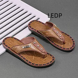 Best Sellers In 2023 Products Men's Flip Flops New In Casual Fashion Flat Slippers Summer Beach Sandal for Home Man Flat Shoes