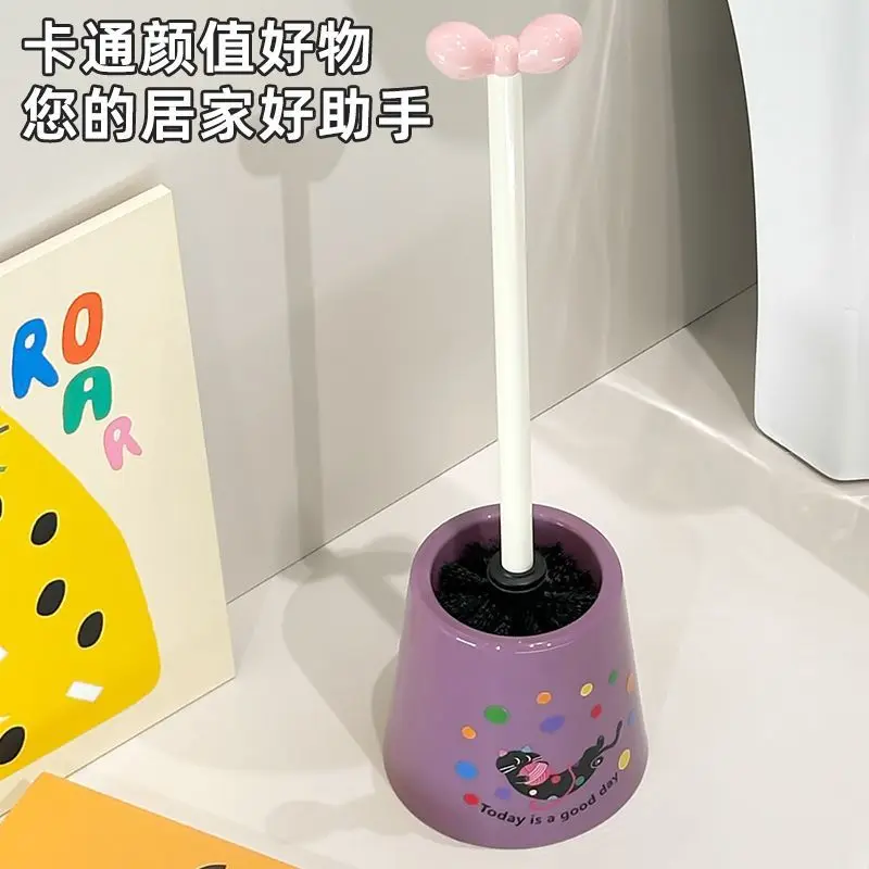 Toilet Brush Household Toilet, Blind Spot Cleaning Long Handle Brush Cleaning Toilet Cleaning Brush Set