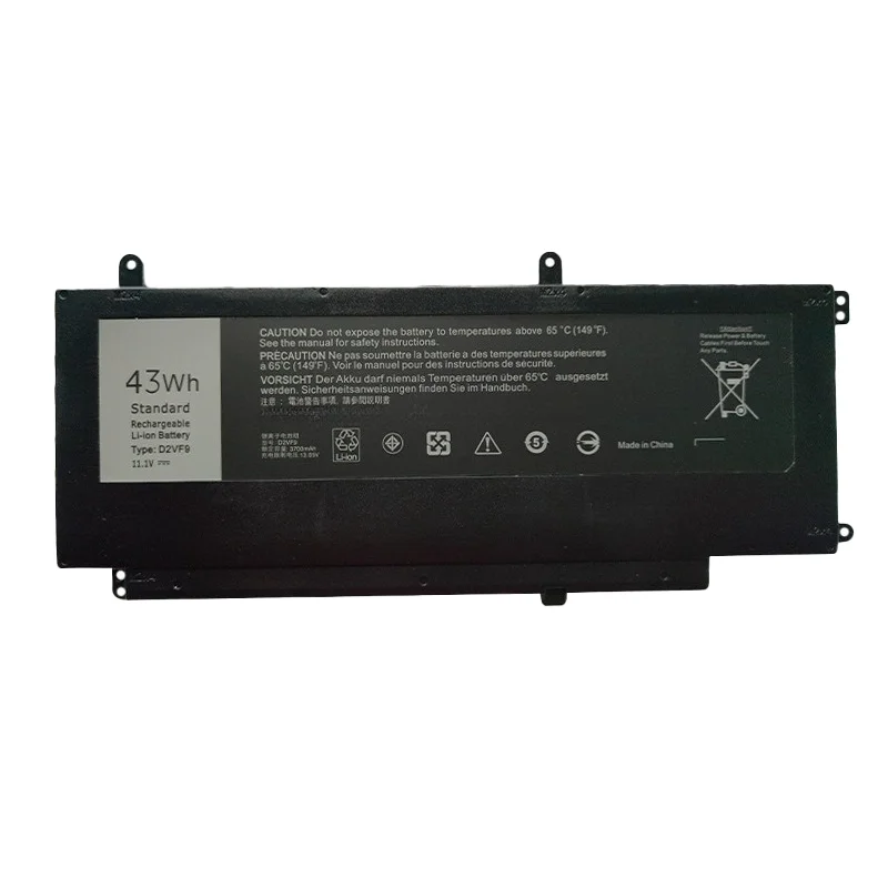 Safe Stable Replacement Battery For Dell D2VF9 Vostro 14 5459 Inspiron 7547 7548 P68G P41F 11.1V 3700mAh Laptop Battery
