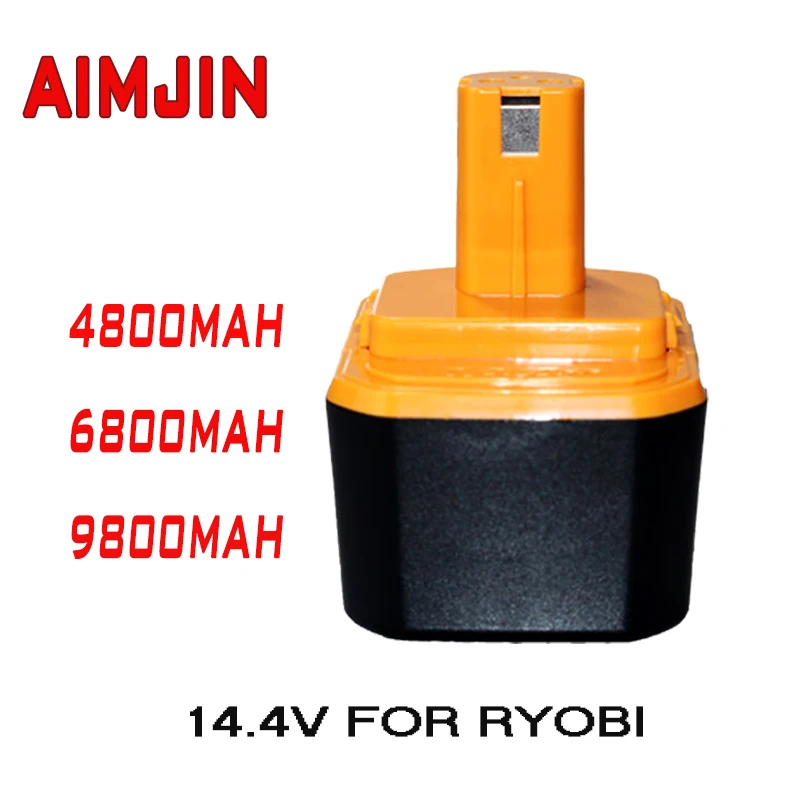 

For Ryobi 14.4V 6800mAh Battery SaftSafety Compatible R10521 RY6201 RY6202 130224010 130224011 130281002 1314702 1400144