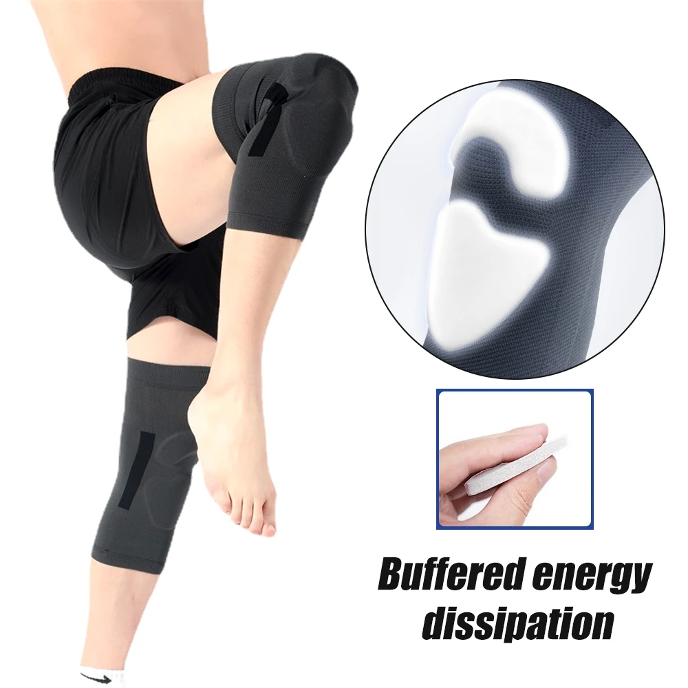 1 Pair Sports Knee Support Sleeves, Knee Brace with Patella Gel Pads, Knee Braces for Knee Pain Arthritis Meniscus Tear Relief