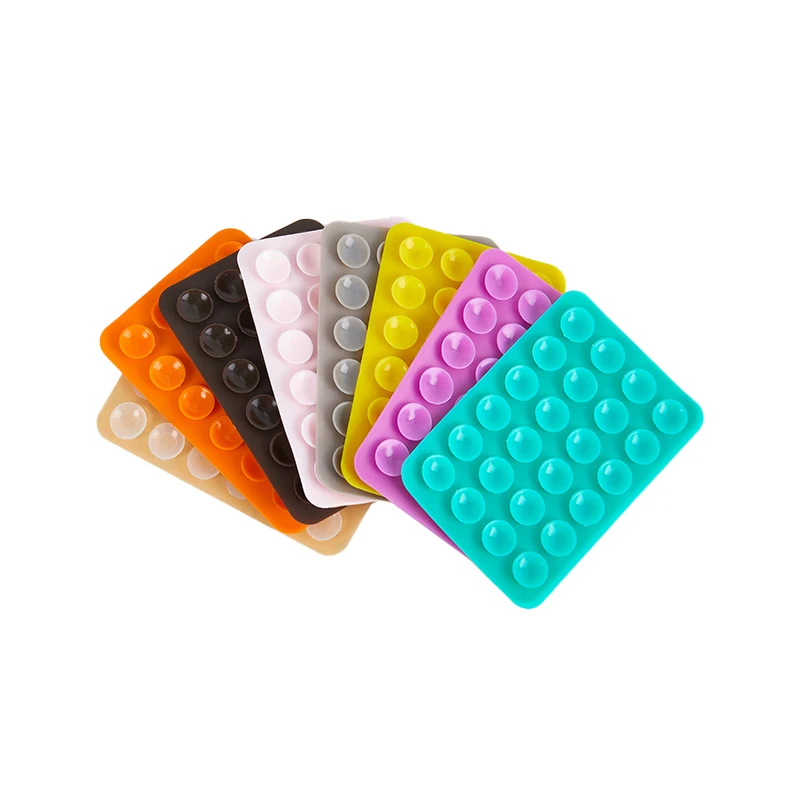 Almofada de sucção de silicone para fixação de dispositivo elétrico do telefone móvel ventosa suporte adesivo almofada de borracha de silicone