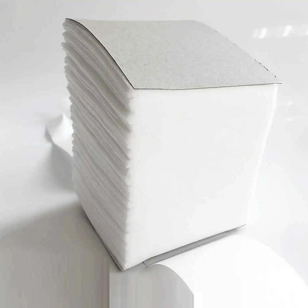 Tampons lingettes pour le visage, feuilles de démaquillage non tissées, légers et portables, outils de soins de la peau sanitaires pour l'art des ongles et le quotidien, 300 pièces