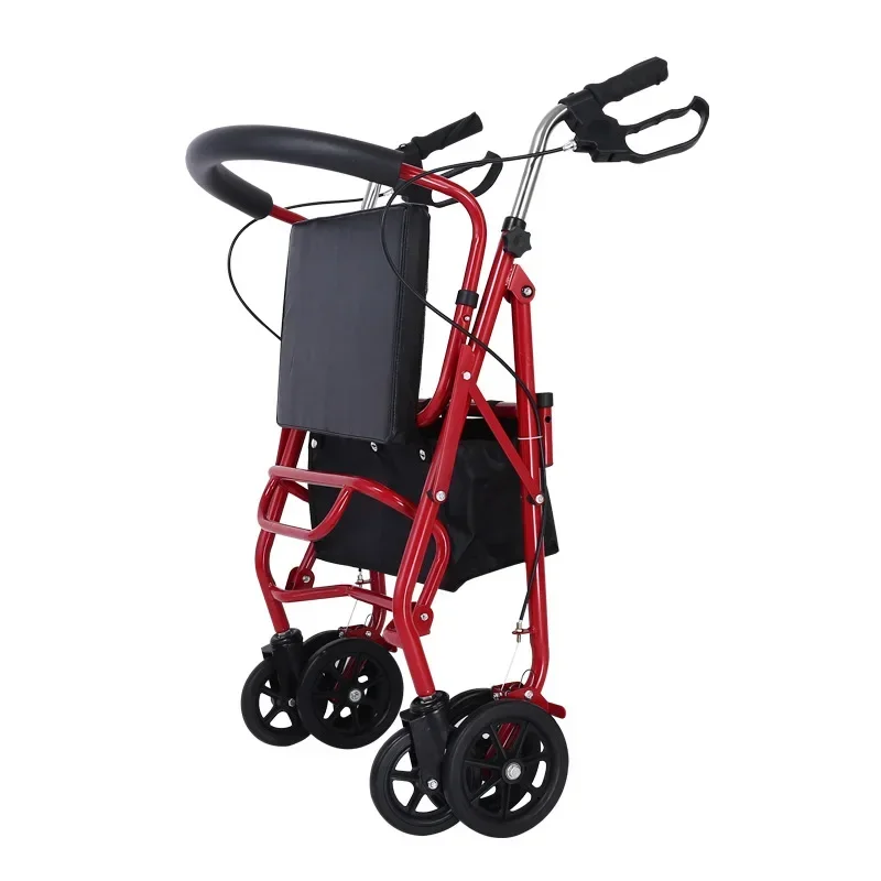 

Aid Rollator Rehabilitation Walker for Disabled Elderly with Shopping Cart
