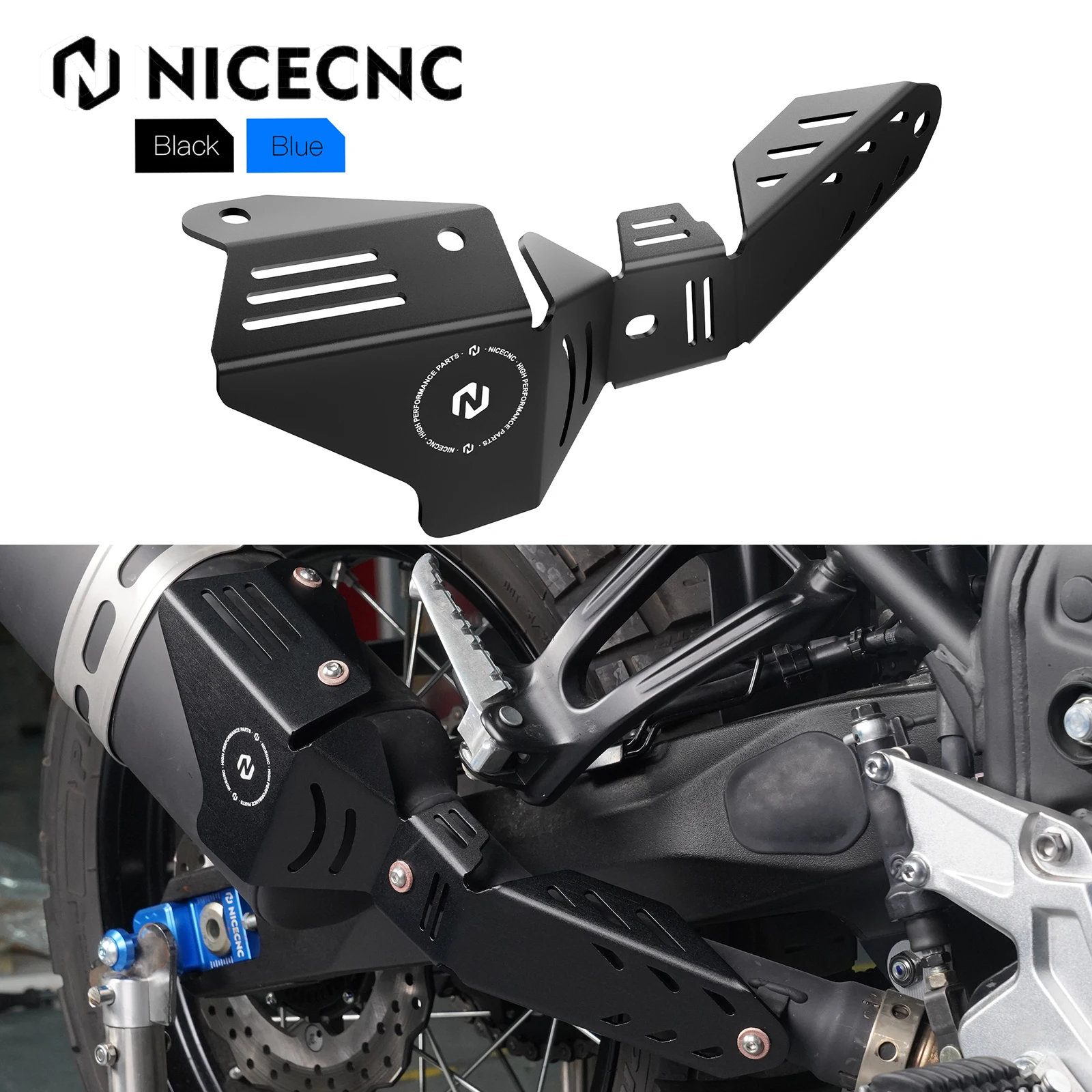 For Yamaha Tenere 700 XTZ 700 T700 2019-2024 2023 Exhaust Muffler Pipe Heat Shields Cover Guard For Yamaha Tenere 700 2022 2023