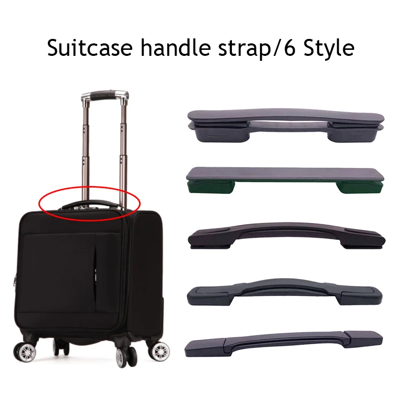 Alça de bagagem alça alça do trole alça mala alça saco alça substituição universal viagem preto saco de bagagem acessórios