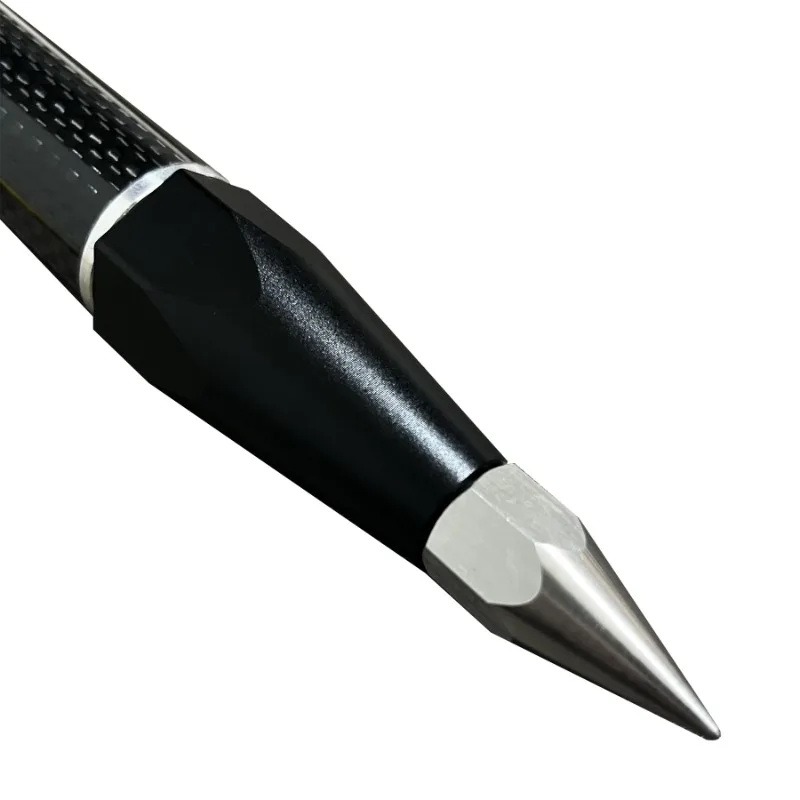 Mini Handheld Stakeout Rod 5/8 Thread Carbon Fiber Prism Pole Surveying Pole GPS Extension Rod RTK Centering Rod with Tube Point