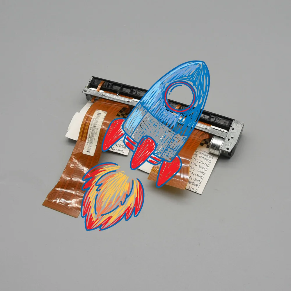 

1pc Thermal printer mechanism print head for sc-5890 SUNVi SID 260A 260b PT486F-B101