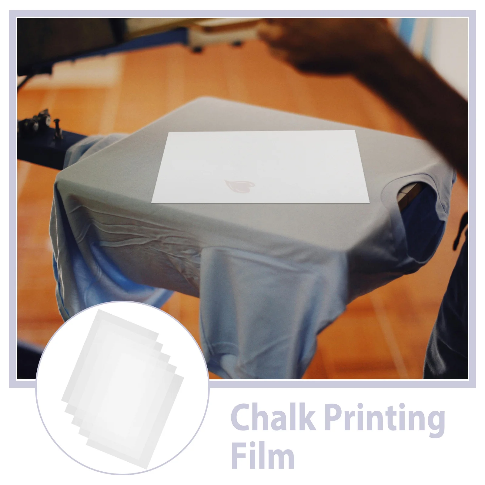 20 قطعة من فيلم نقل الحرارة مقاس A4 بلمسة نهائية غير لامعة وطباعة عالية الدقة متوافقة مع تصاميم حية تدوم طويلاً على بوليستر القطني #4