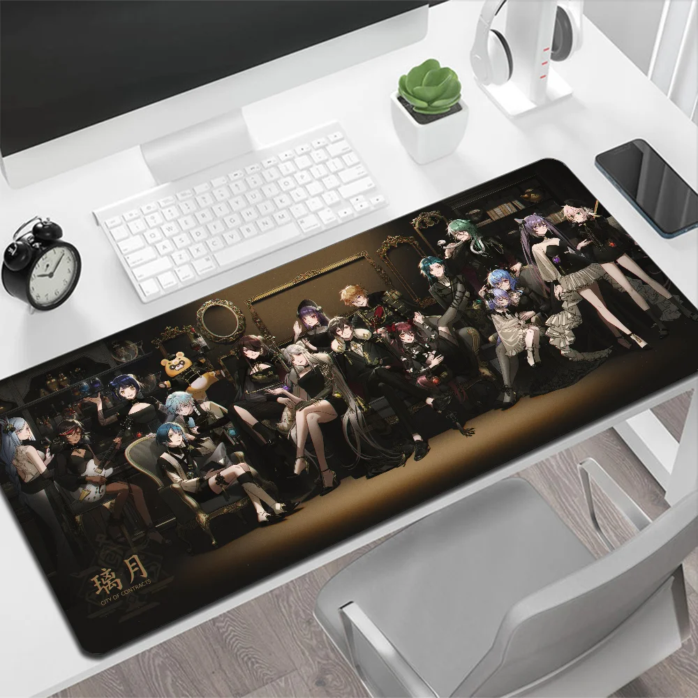 Genshin Impact Beidou Grande Mouse Pad de Jogo, PC Gamer Computer Mouse Mat, Big Mousepad, Mesa de Teclado XXL