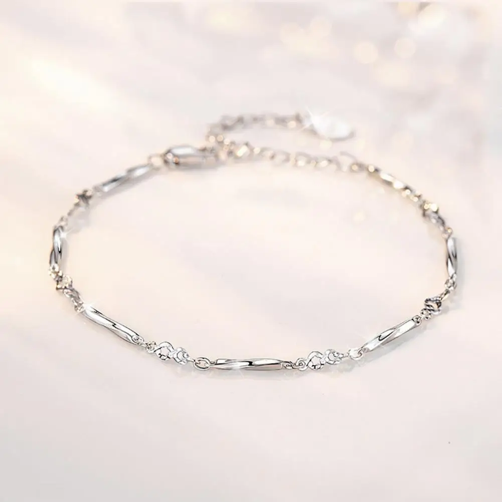 Secure Closure Couple Bracelet Couple Bracelet Set Adjustable Jewelry Lightweight Unisex Wrist Accessories Polished Love Gift