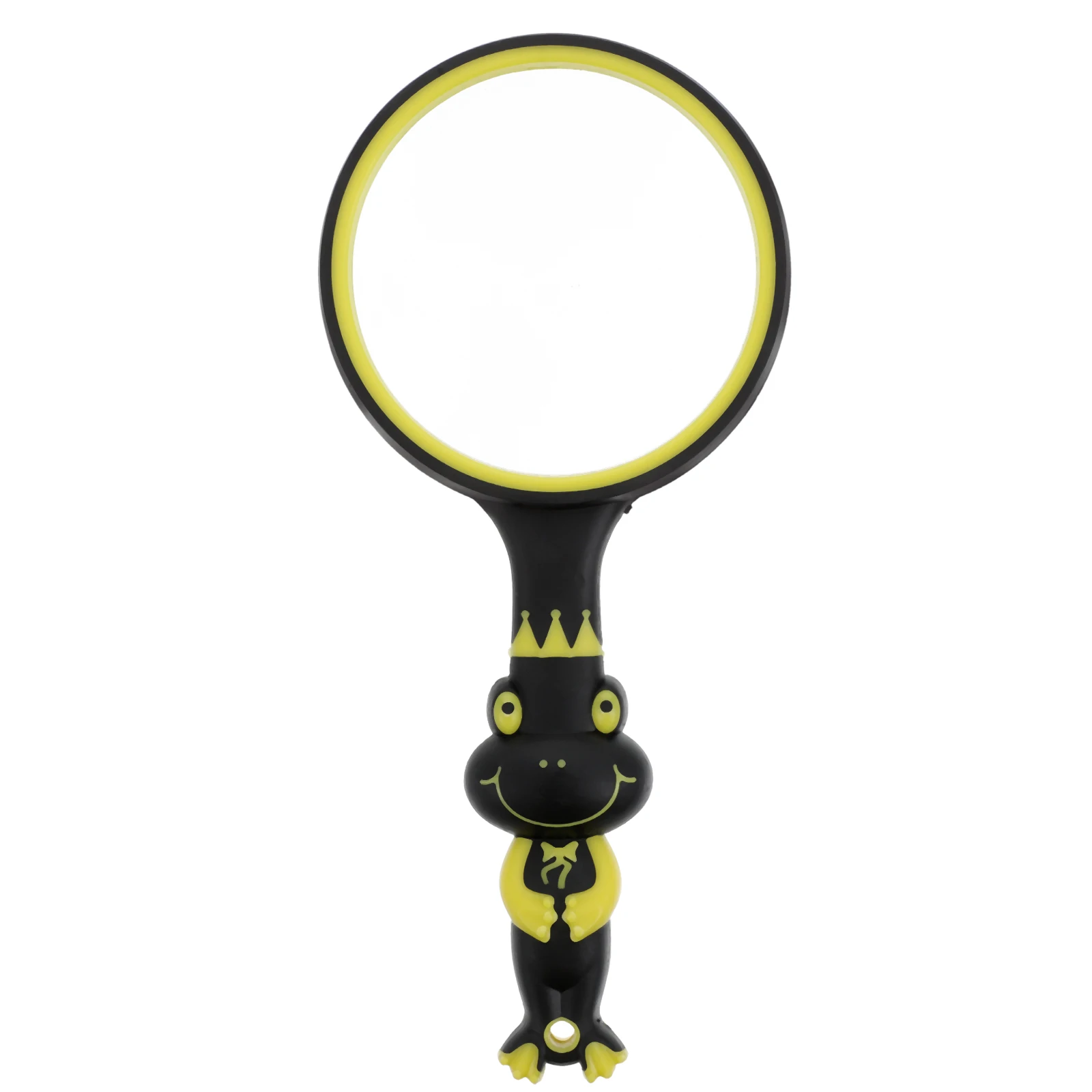 

Adorable Mini Magnifying Glass For Durable Portable 'S Observation Lens Simple Handheld Learning Tool Rubber Handle