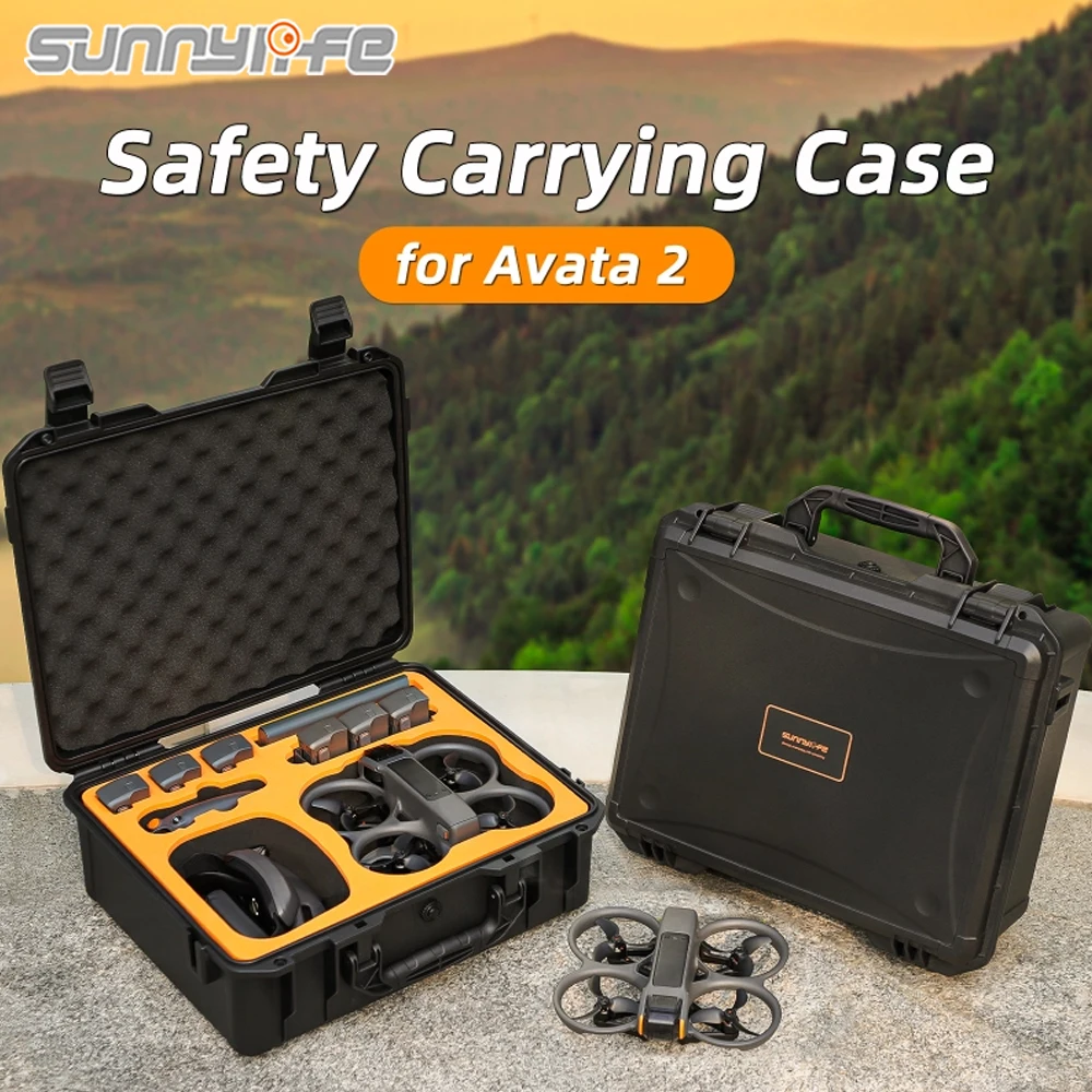 

Sunnylife Storage Handbag for DJI Avata 2 Goggles 3 Portable Carrying Case Shoulder Bag for DJI Avata FPV Control 3 Travel Box