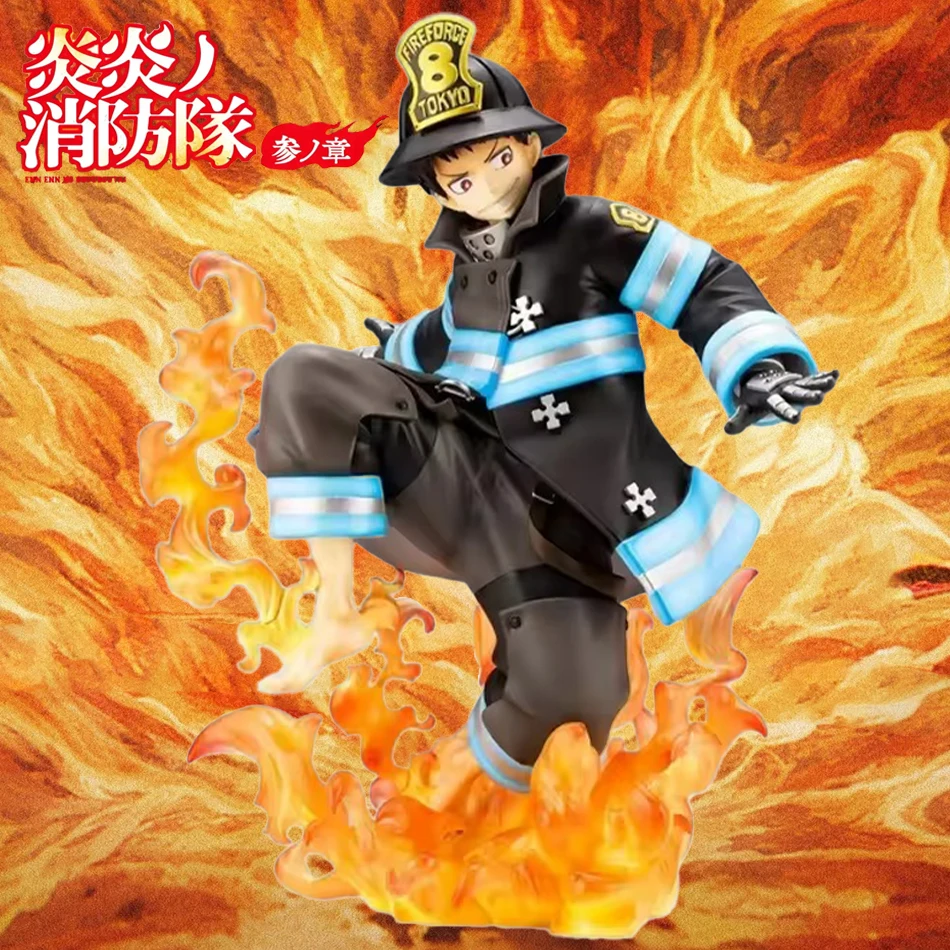 

16cm ARTFX J Enen no Shouboutai Shinra Kusakabe Anime Figure Fire Force Tamaki Kotatsu Action Figure Collectible Model Doll Toys