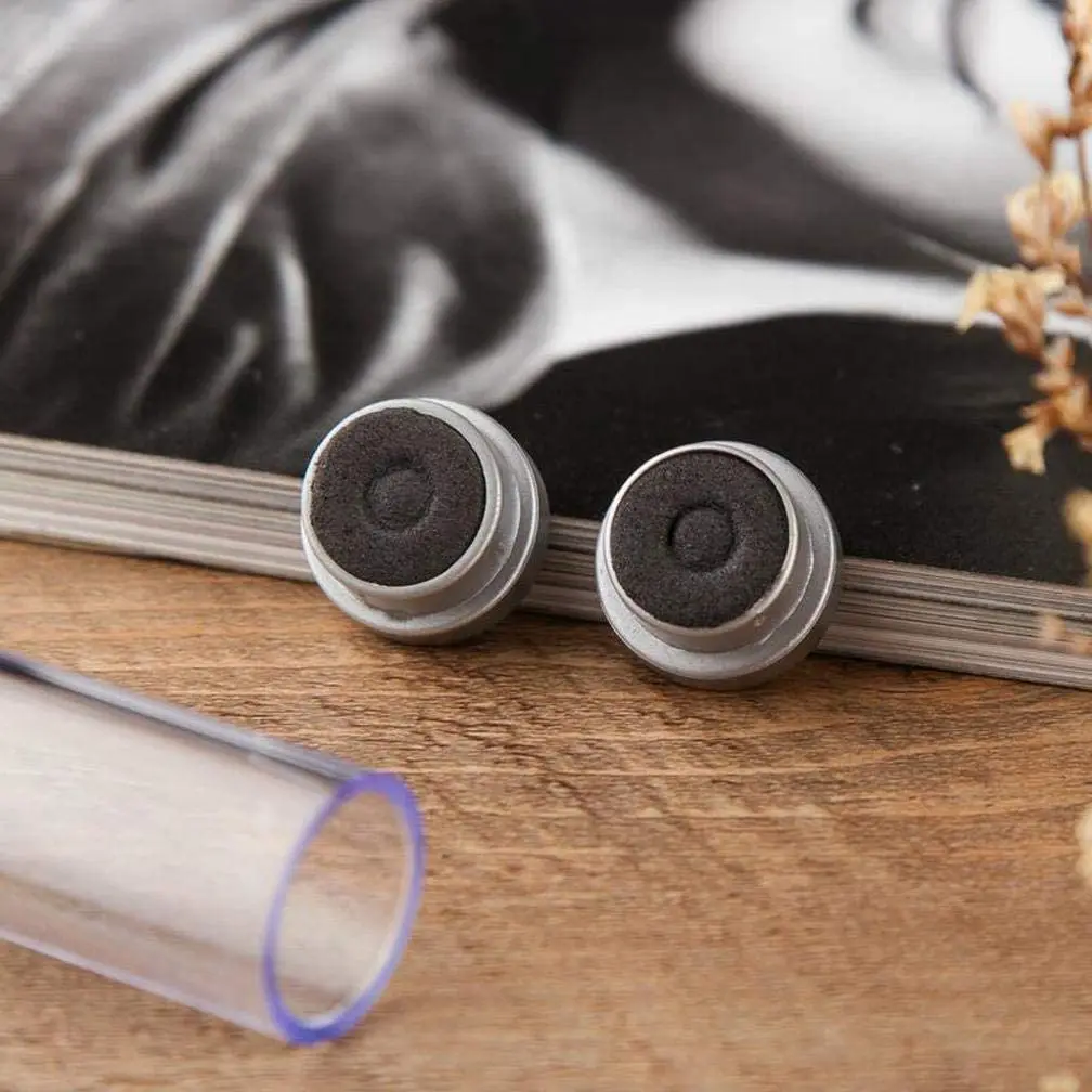 10 Pcs Transparent Acrylic Cylinder Tube Pen Cases Gift Boxes for Office School