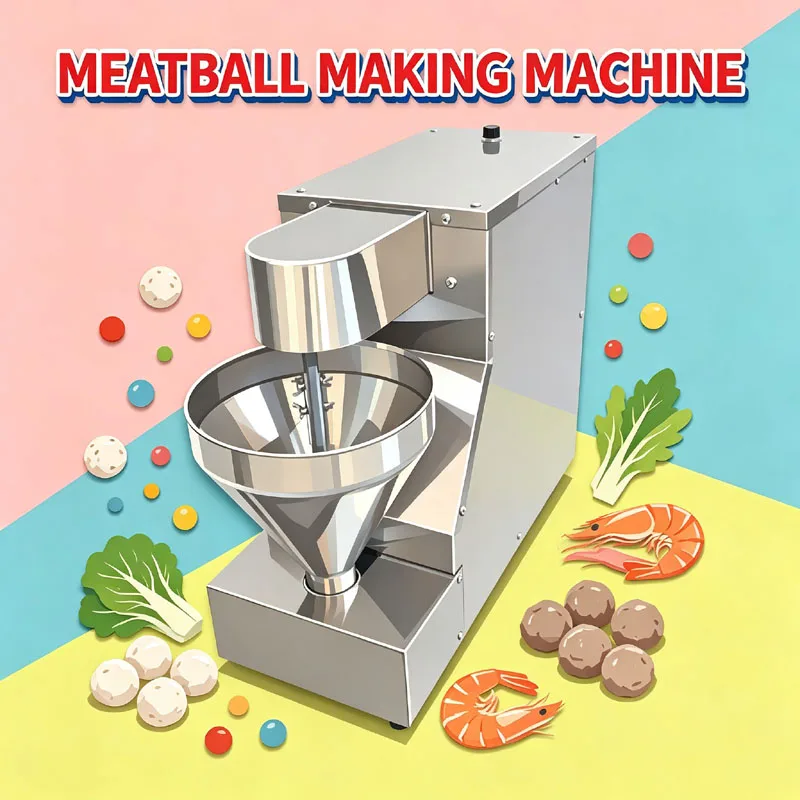 Commercial Automatic Meatball Making Machine Small Electric Meatball Forming Machine For Vegetable Balls Lamb Balls Beef Balls S