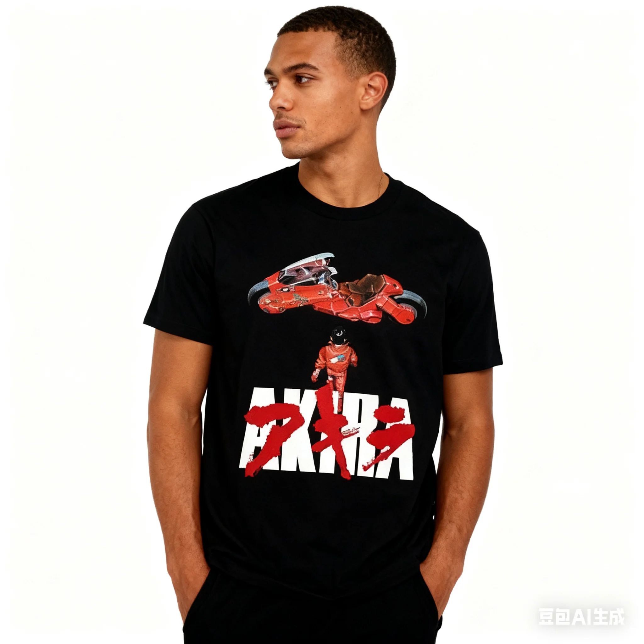 

Akira Kaneda T-shirt for men and women Y2k manga street wear short sleeved T-shirt hip-hop cotton loose casual T-shirt