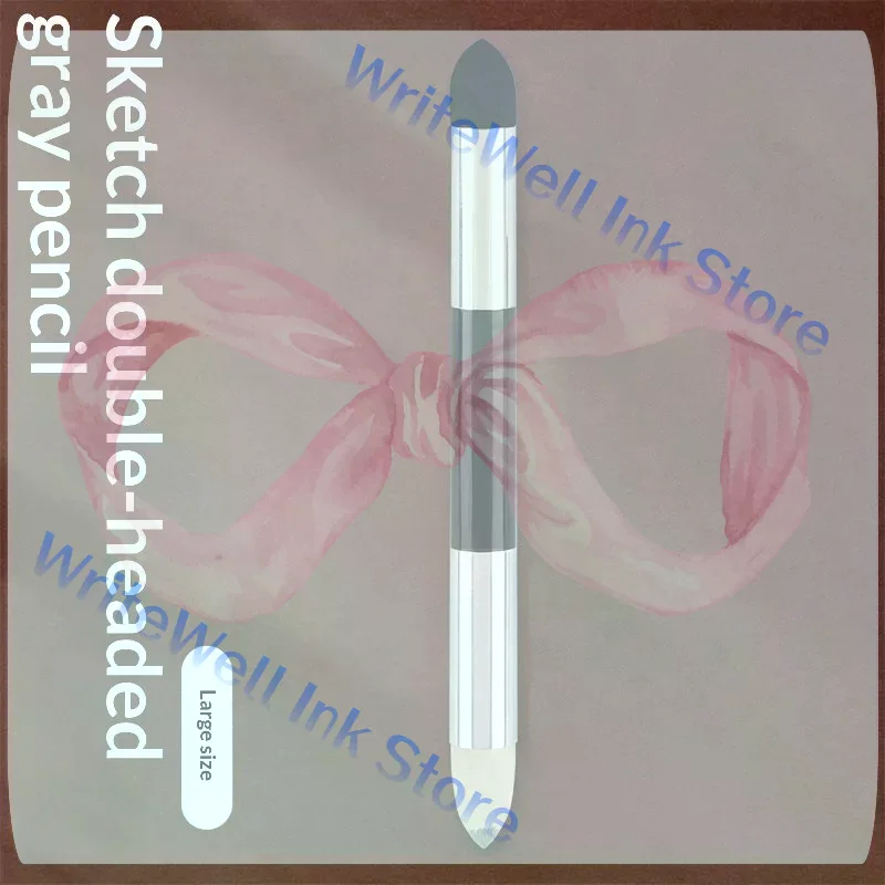 1/2 Pcs Artist Sponge Pens Washable Dual Tip Pastel Stumps Brushes Art Foam Blenders For Drawing Painting