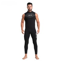 3mm Neoprene Vest Wetsuit One Piece Wetsuit Scuba Sleeveless Diving Suit Men Spearfishing Snorkeling Surfing Swimsuit Summer