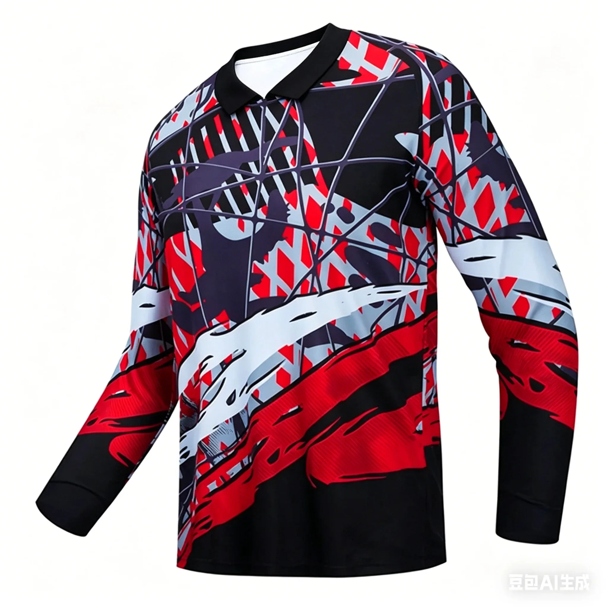 2026NEW MEN'S QUICK-DRYING MOTORCYCLE OFF-ROAD T-SHIRT V-NECK LONG SLEEVE CHILDREN'S BACK-TO-SCHOOL T-SHIRT RIDING SUIT