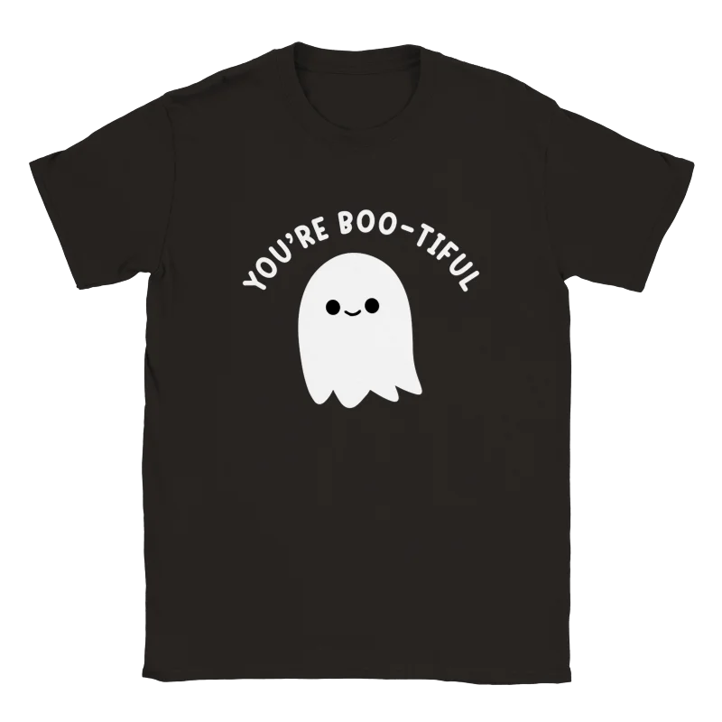 Funny halloween tee shirt T-shirt apparel you are boo tiful comic summer holiday