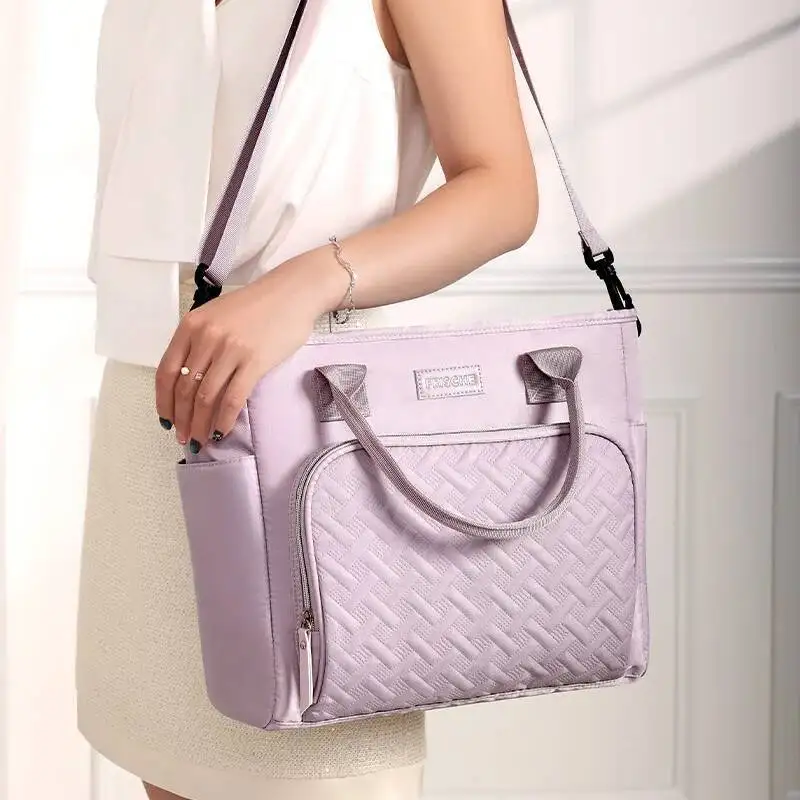 

Large Capacity Insulated Handheld Cooler Bag Office Worker Shoulder Bento Lunch Ice Bag Newest Design for Keeping Food Cold