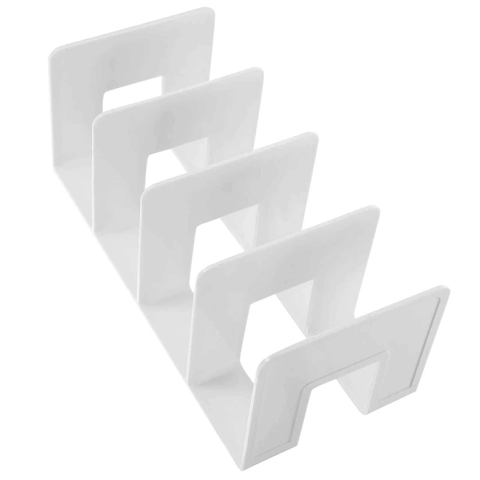 Desktop Document Rack File Storage Book Shelf Folder Organizer Organiser Acrylic Student