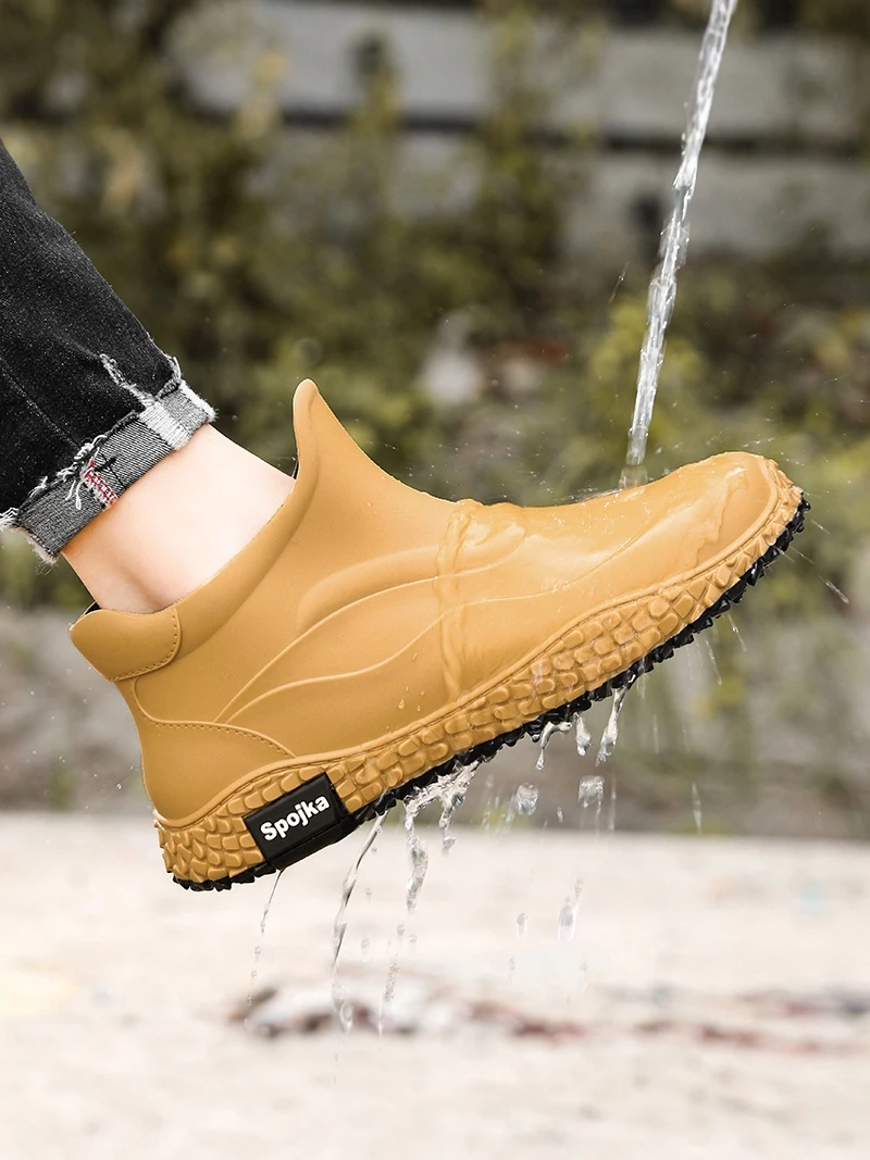 

Men's Rain Boots 2026 New Summer Waterproof Non-slip Outdoor Fishing Takeout Delivery Rider Work Labor Protection Water Shoes