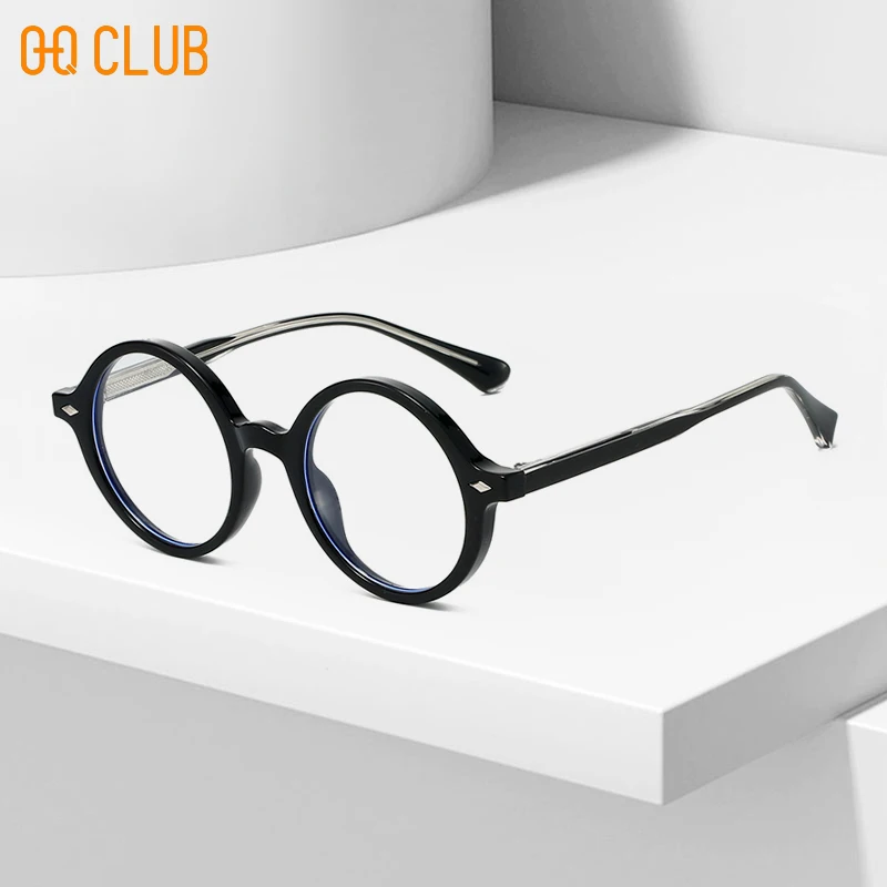 

O-Q CLUB Reading Glasses Men Optical Women Lens Lunette Myopia Lenses Eye-glasses -2 Man Men's Eyeglasses Women's Eyeglass Frame