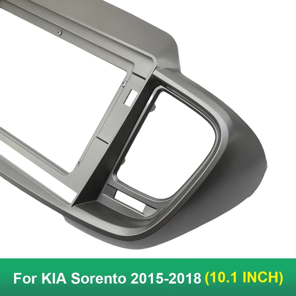 10.1 Inch Car Fascia In-dash Installation Trim Refitting Adaptor Panel Kit DVD Bezel Frame  For KIA Sorento 2015-2018（LHD）