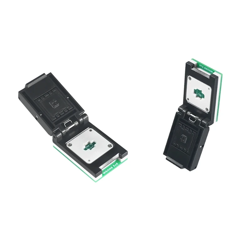 QFN8 WSON8 DFN8 5X6/6X8 QFN8 WSON8 DFN8 Adapter For SPI NAND NOR Flash MLF8 MLP8 SON8 With High-End Spring Probe (B)