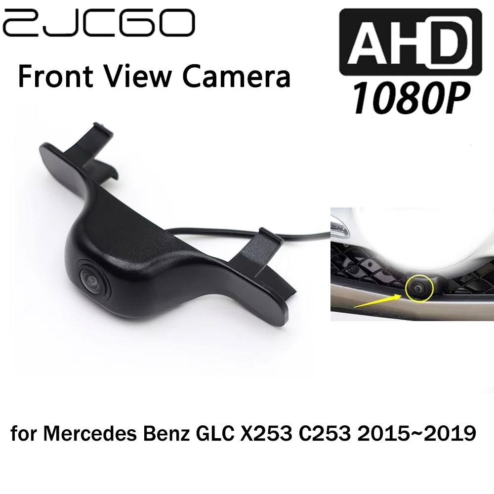 

ZJCGO Car Front View LOGO Parking Camera AHD 1080P Night Vision for Mercedes Benz GLC X253 C253 GLC200 GLC250 GLC300 2015~2019