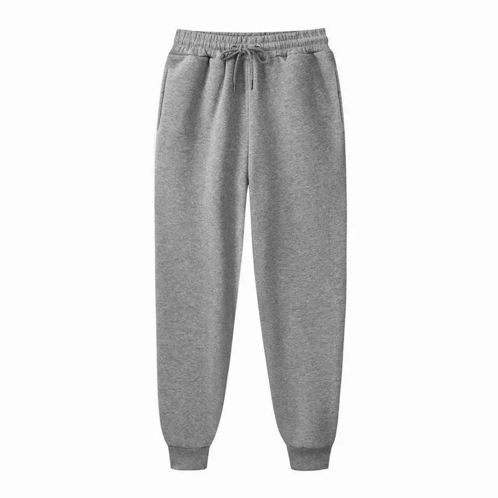 Männer Casual Jogginghose Fleece Sport Hosen Unisex Fashion Solid Lose Hosen Streetwear Herbst Winter Jogging Fitness Hosen