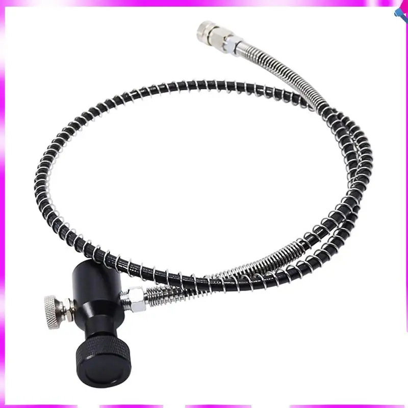 N96R PCP-Füllstation-Adapter mit 37-Zoll-Schlauchleitung für Hochdruckluft oder CO2