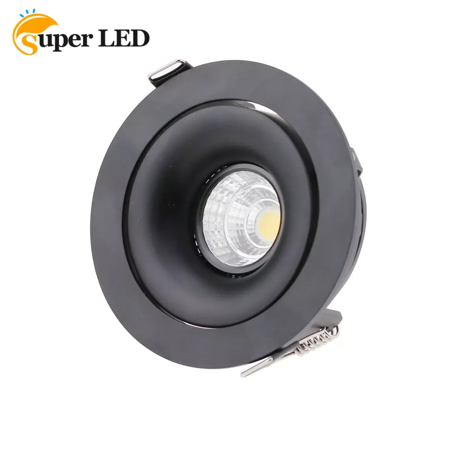 LED Eyeball MR16 GU10 Downlight Casing Frame Ceiling Down Light Lampu Siling Round Black White