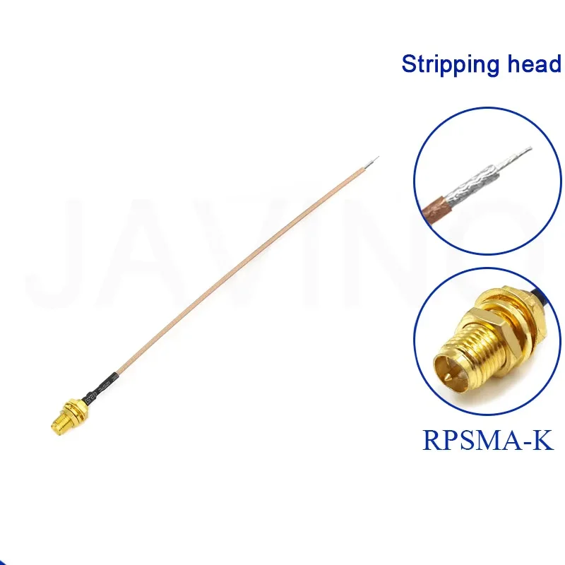 Extension Cord U.FL IPX to RP-SMA Female Connector Antenna RF Pigtail Cable Jumper for PCI WiFi Card RP-SMA Jack to IPX RG178