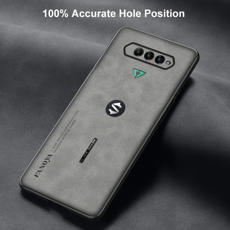 Luxury Leather Case For Xiaomi Black Shark 4 Pro Back Cover Silicone Full Protection Phone Case For BlackShark 4 Pro 4Pro Coque