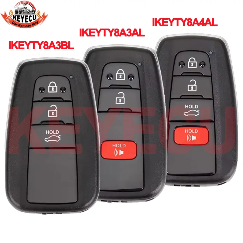Autel IKEYTY8A4AL Universal Smart Remote Key IKEYTY8A3AL IKEYTY8A3BL For Toyota Autel 8A Chip Use With KM100 IM508 IM608