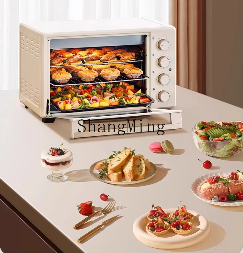 ZYY فرن كهربائي منزلي صغير خاص بسعة 38 لترًا، تكامل متعدد الوظائف
