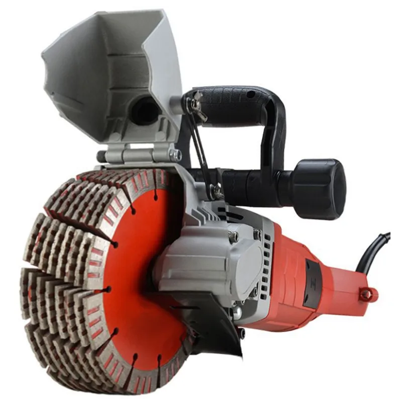 New Slotting Machine One-time Forming Dust-free Water and Electricity Engineering Installation Wall Body