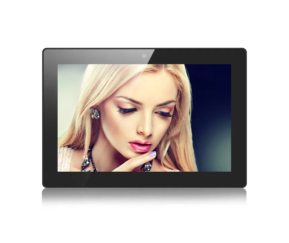 

10.1 Inch Laptop Tablet PC With 2MP Camera And NFC Android Advertising LCD Wall Mounted Desktop Player Touch Screen