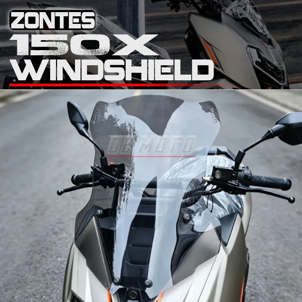 FOR ZONTES 150X Widened Second Generation Windshield Modification Front Windshield Windshield Accessories Horizontal Bar