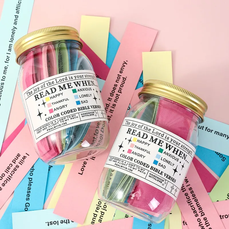 One Bottle Random Bible Verse Jar, A Gift That Evokes Emotions And Feelings Of Piety