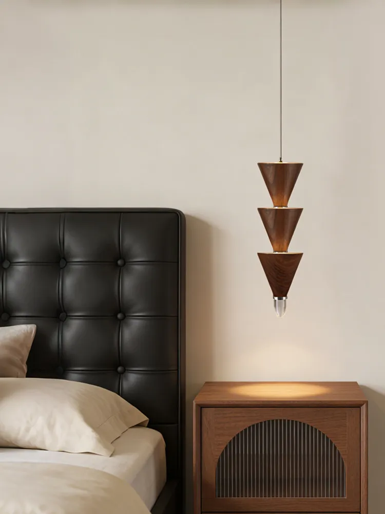 

Modern Vertical Cone Pendant Light Long Hanging Lamp For High Ceiling Staircase Foyer Living Room Hallway Hotel Lobby Home Decor