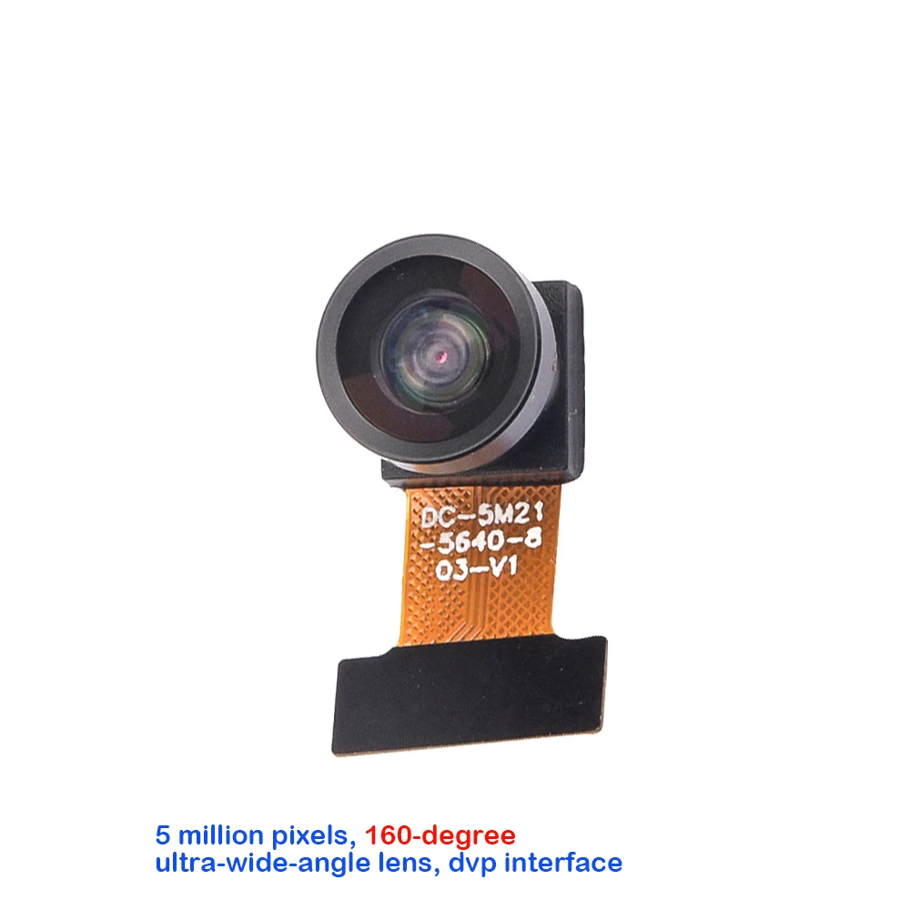 Module de caméra OV2640 2 millions de pixels interface DVP ESP32-CAM 66/160 degrés 21/75MM 24PIN0.5MM objectif grand angle d\'espacement