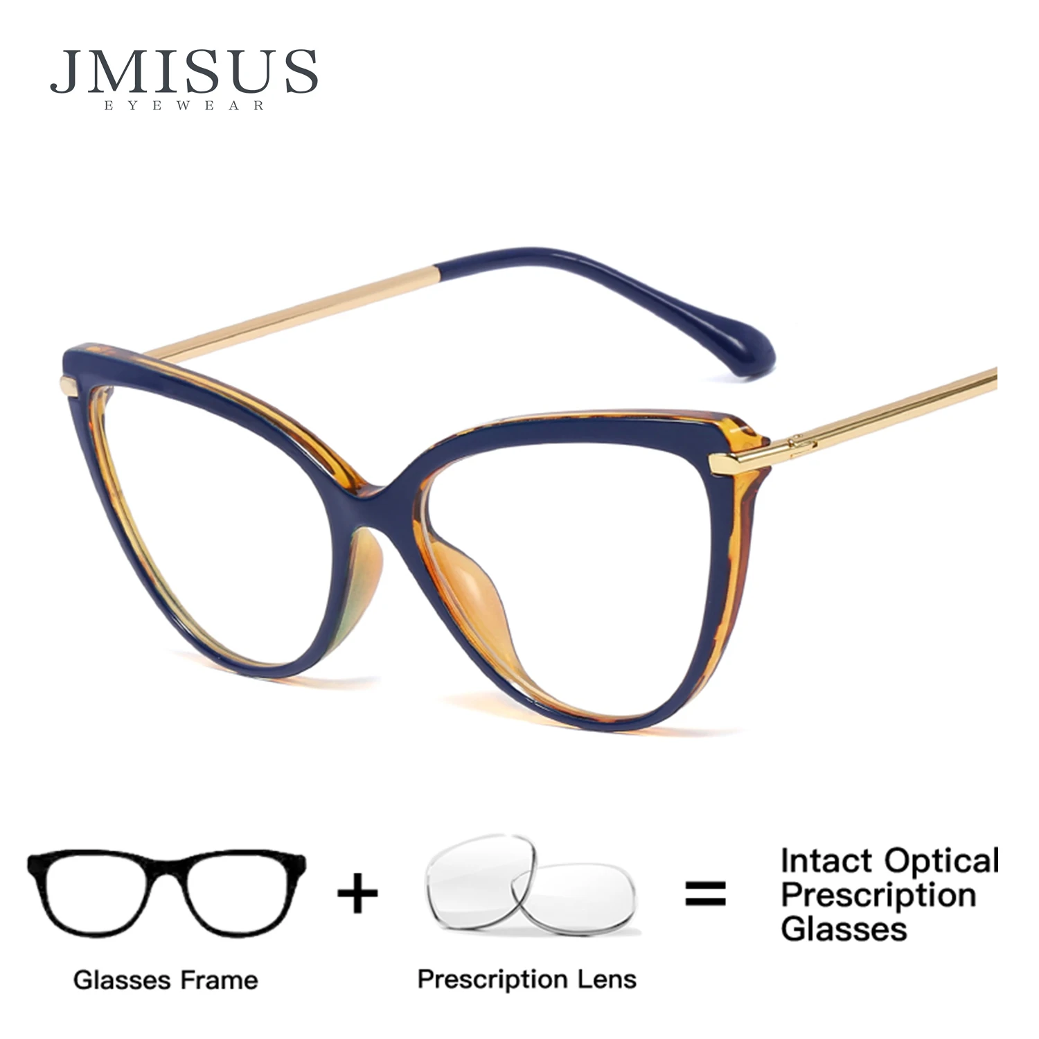 

JMISUS Fashion Prescription Glasses Women Square Progressive Multifocal Eyeglass Anti Blue Light Photochromic Optical Eyewear