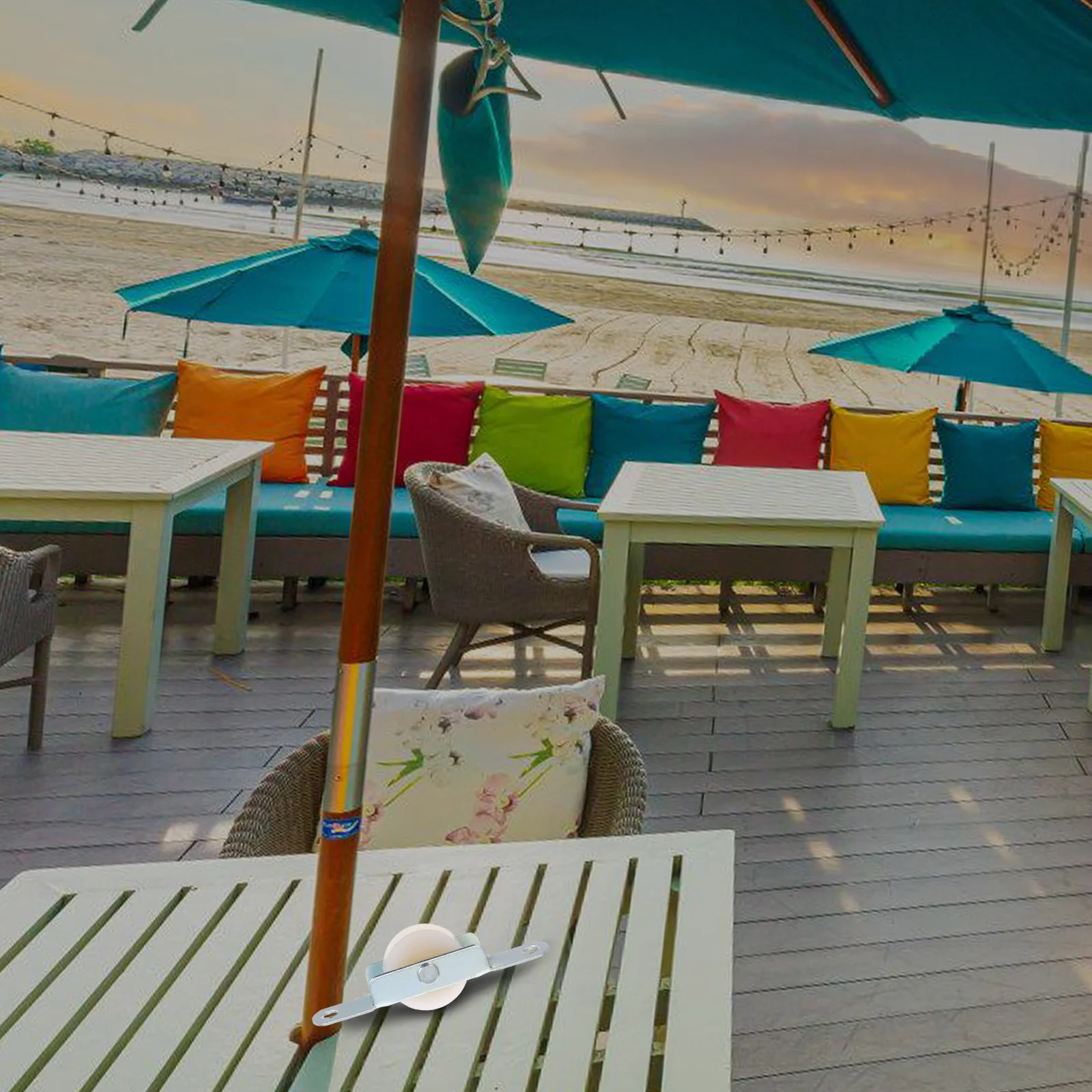 Outdoor Umbrella Replacement Parts Patio Accessories Sliding Pulley System Cantilever Center Pole Parasol Attachment - Image 2